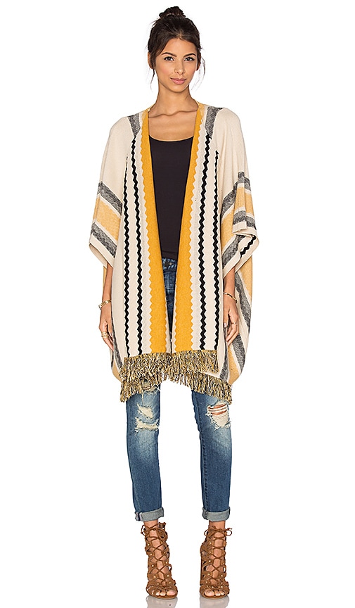 Striped Fringe Sweater