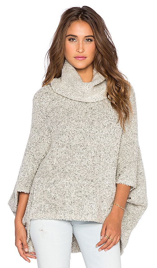 Aubree Cowl Neck Poncho