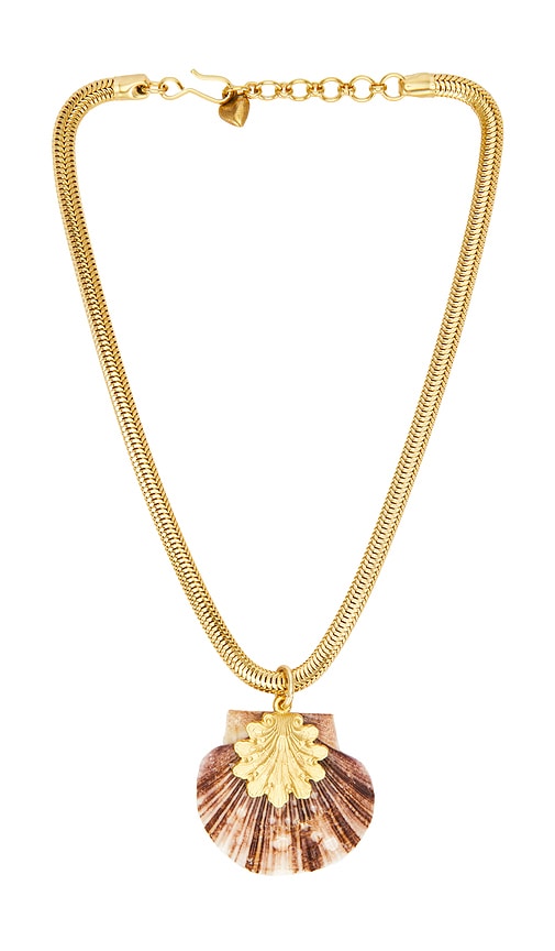 Brinker Eliza Oceana Necklace in Metallic Gold 158$