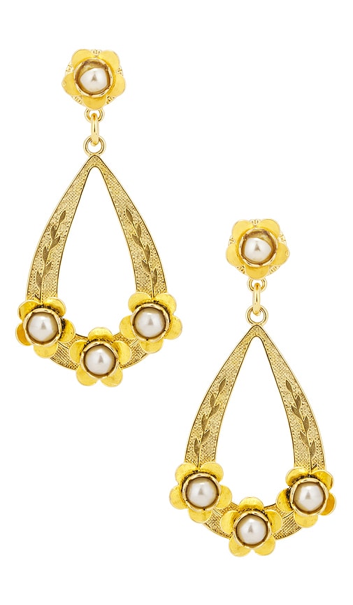 Brinker Eliza BOUCLES DOREILLES PAISLEY en Metallic Gold 157$