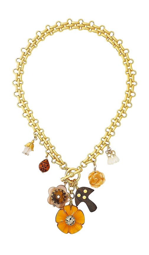 Brinker + Eliza Desert Bloom Necklace in Multi.