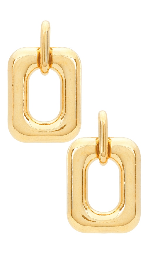 Shop Brinker & Eliza Sophia Earrings In 金色