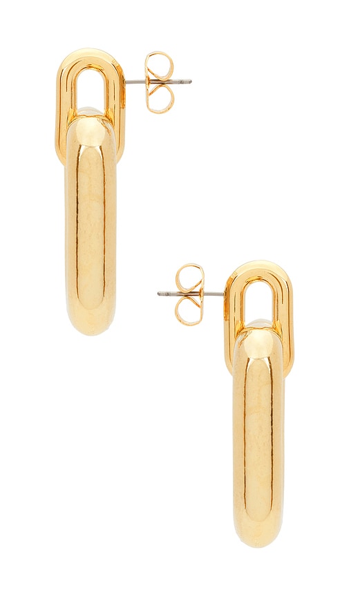 Shop Brinker & Eliza Sophia Earrings In 金色