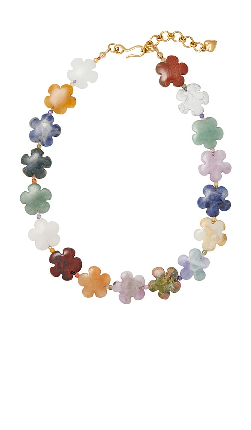 Shop Brinker & Eliza Bloom Necklace In 碎花