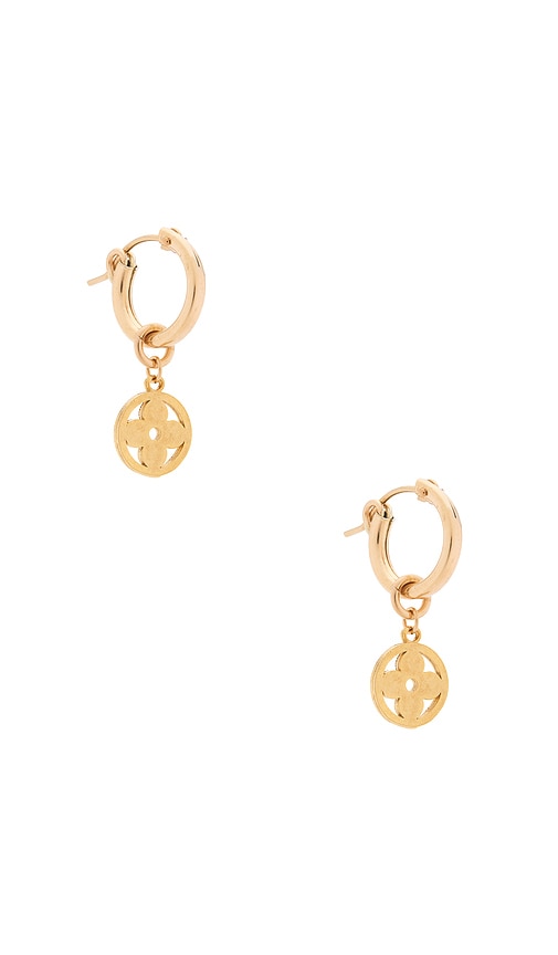 Brinker & Eliza Sorrel Huggies In Gold