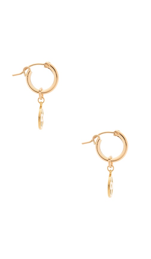 Brinker & Eliza Sorrel Huggies In Gold