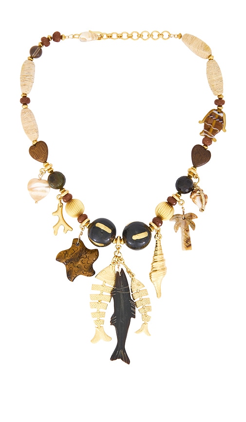 Brinker & Eliza Fisherman Necklace In Multi