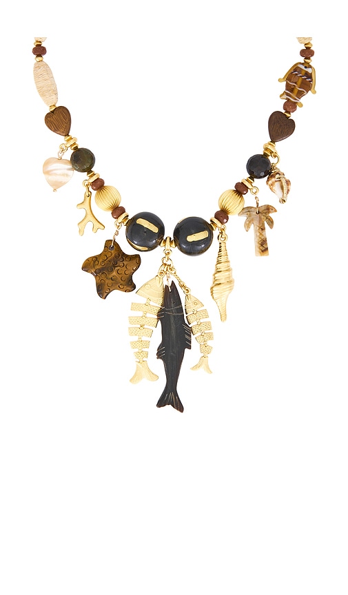 Brinker & Eliza Fisherman Necklace In Multi