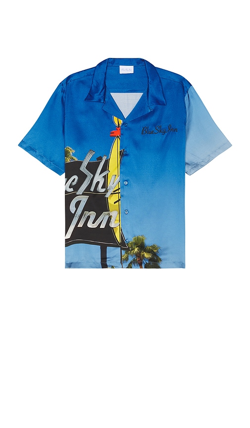 Shop Blue Sky Inn Surf Shirt In 蓝色