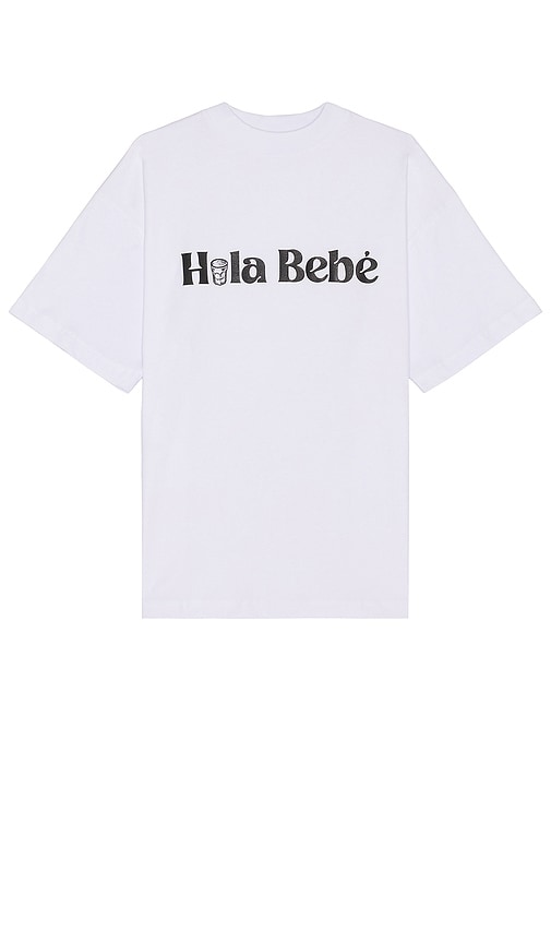 Blue Sky Inn Hola Bebe Tee in White