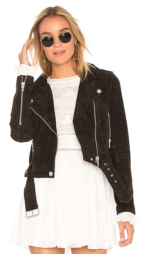 suede jacket moto