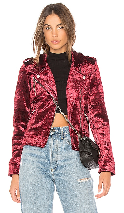 Velvet Moto Jacket