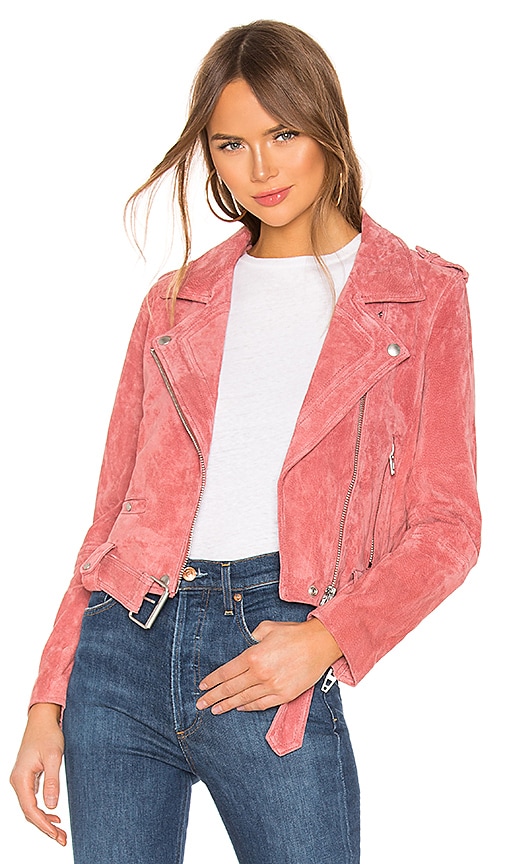 Coral on sale moto jacket