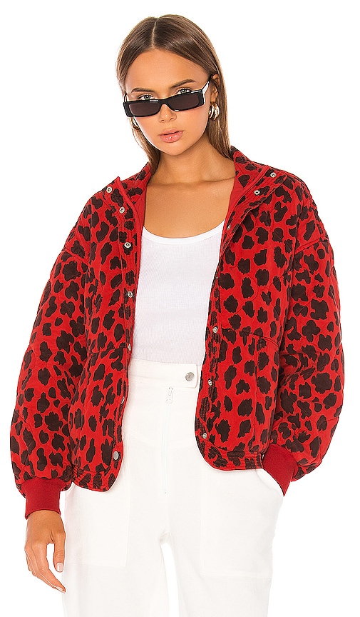 Drop Shoulder Quilted Jacket