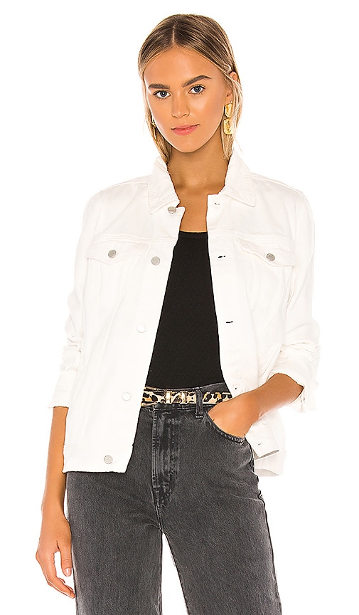 White Denim Trucker Jacket