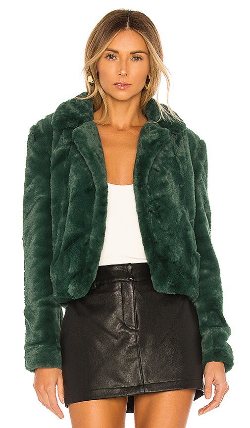 Faux Fur Moto Jacket