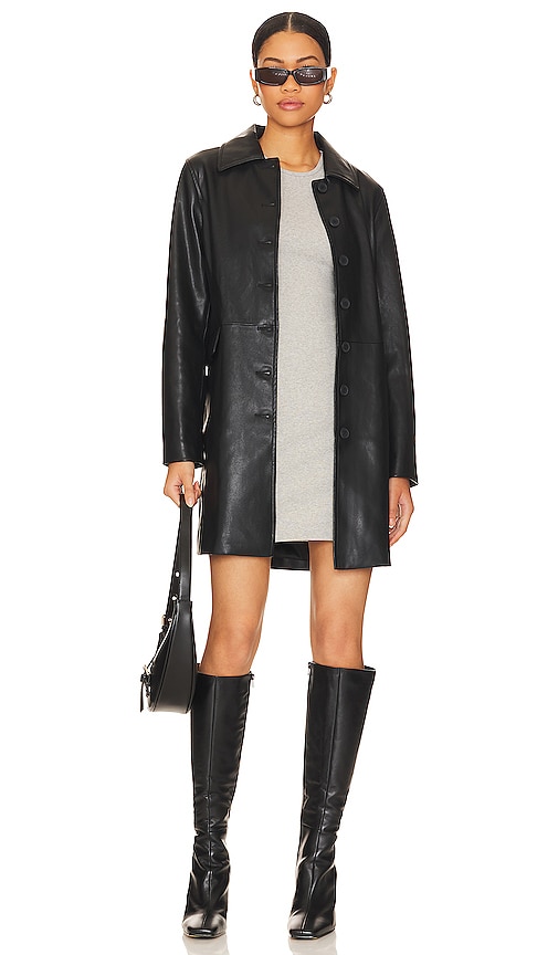 BLANKNYC Leather Coat in Turning Point | REVOLVE