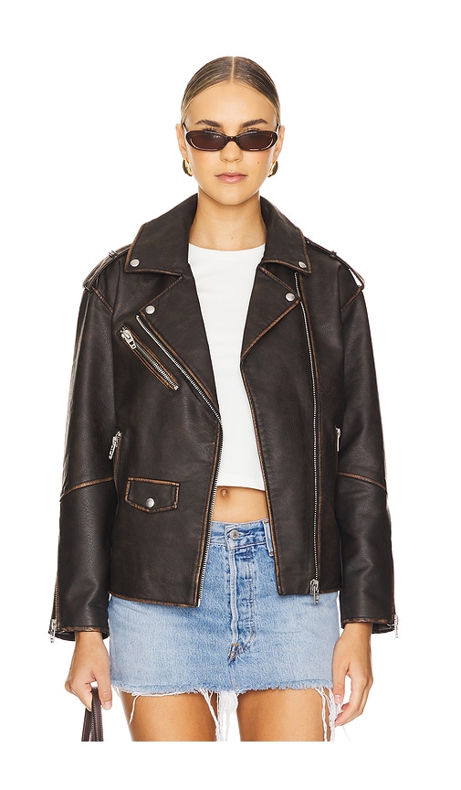BLANKNYC Moto Jacket in Still Mine
