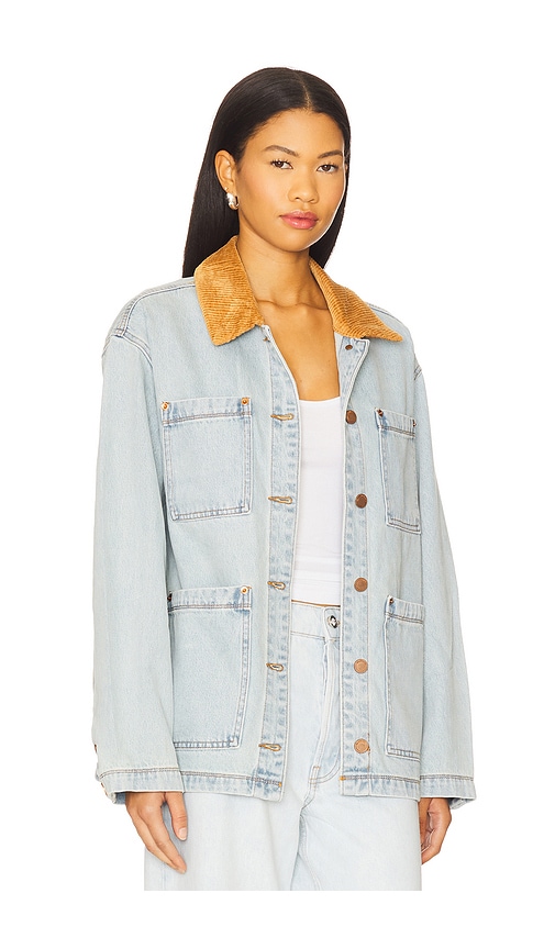 Blanknyc Crack Of Dawn Jacket Light Indigo In Blue