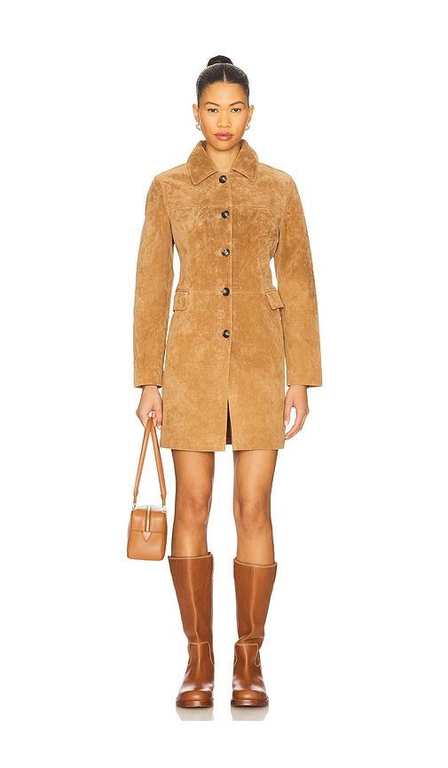 Long Jacket in Tan. - size L (also in M, S, XS) - BLANKNYC - Modalova