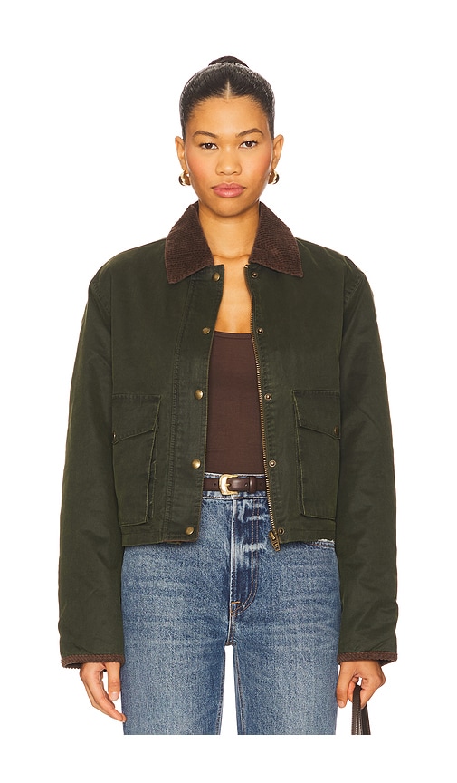 Blanknyc Catching A Break Jacket In Green