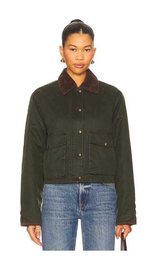 Blanknyc Catching A Break Jacket Hunter Green In Green