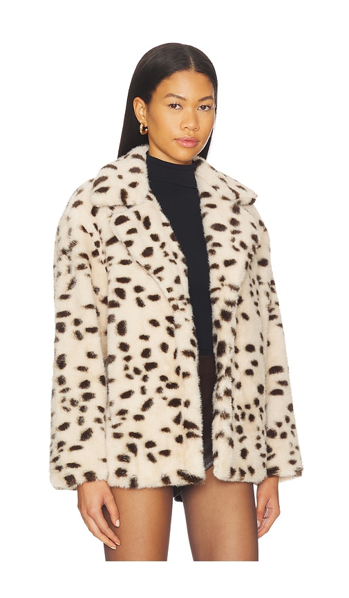 Blanknyc Teddy Coat In Neutral