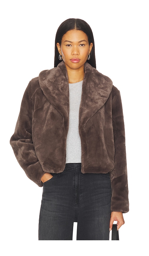 Blanknyc Cropped Faux Fur Coat