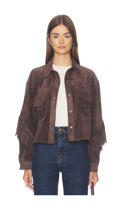 Cropped Fringe Jacket