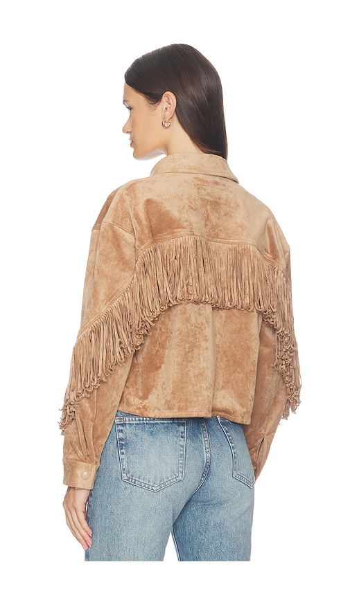 Cropped Fringe Jacket