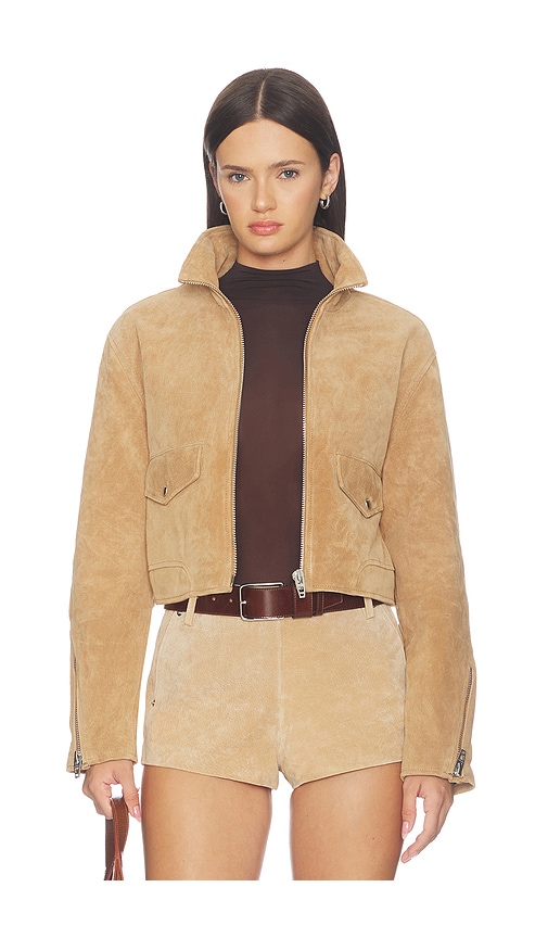 Suede Moto Jacket