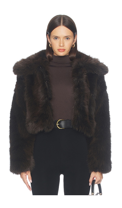 Faux Fur Jacket by BLANKNYC in Steady Rise