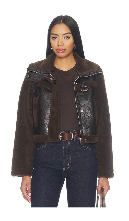 Blanknyc Faux Fur Cropped Jacket In Laid Back