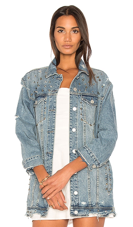 Blanknyc distressed denim clearance jacket