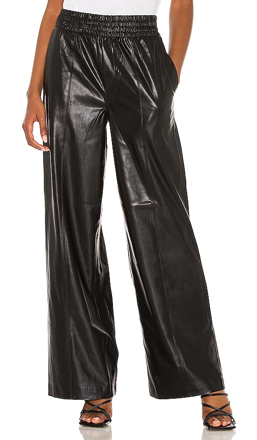 BLANKNYC Faux Leather Wide Leg in Off The Record | REVOLVE