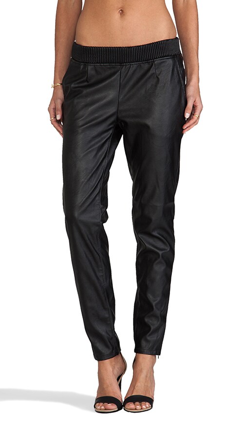 Leather Sweatpant