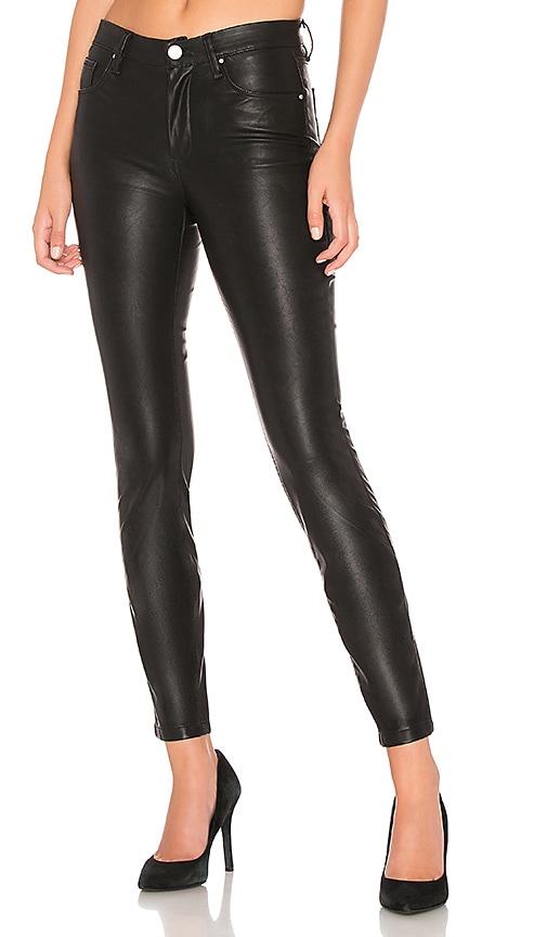 blank nyc leather pants lace up