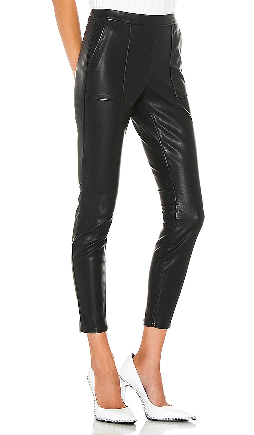 blanknyc denim vegan faux leather 5 pocket skinny jeans