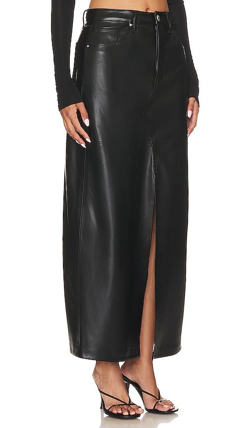 Shop Blanknyc Leather Midi Skirt In Night Talk