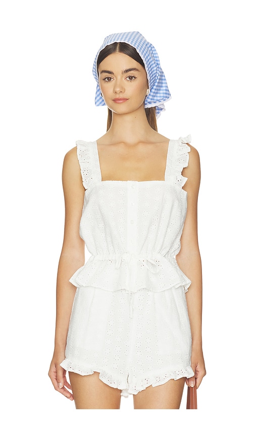BLANKNYC Eyelet Tank Top