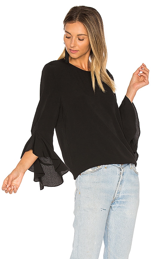 Ruffle Sleeve Top