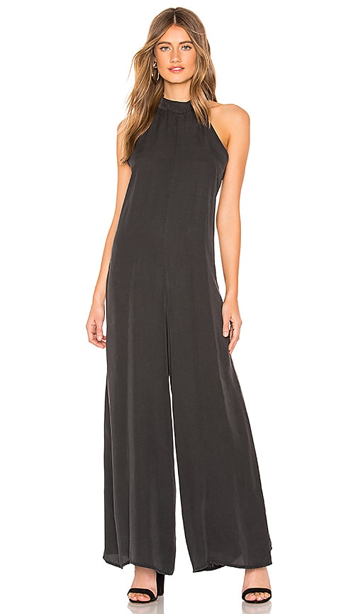 Bella Dahl Mock Neck Halter Jumpsuit in Night Shade REVOLVE