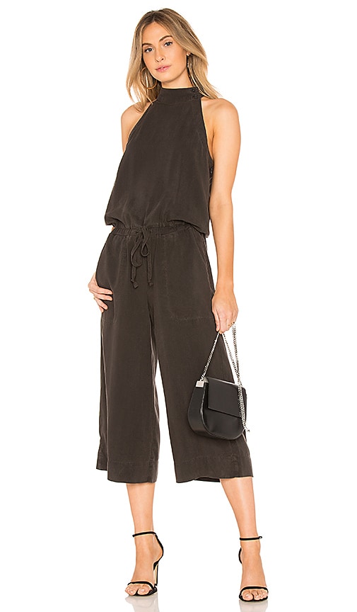 Bella Dahl Mock Neck Halter Jumpsuit in Night Shade REVOLVE