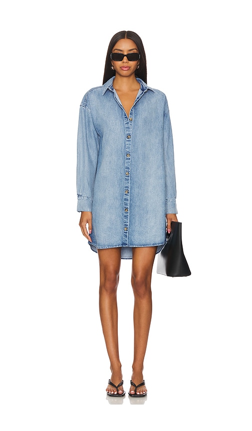 Bella Dahl Paisley Pullover Shirt Dress in Vintage Horizon Wash