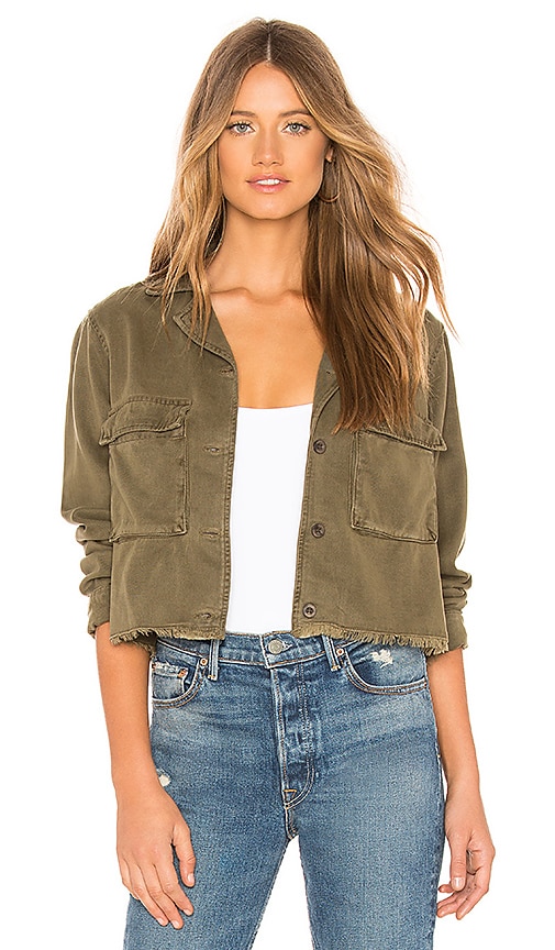 Bella dahl sale cropped military jacket