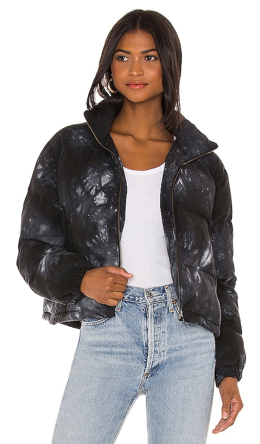 Bella Dahl Puffer Jacket in Black Crystal REVOLVE