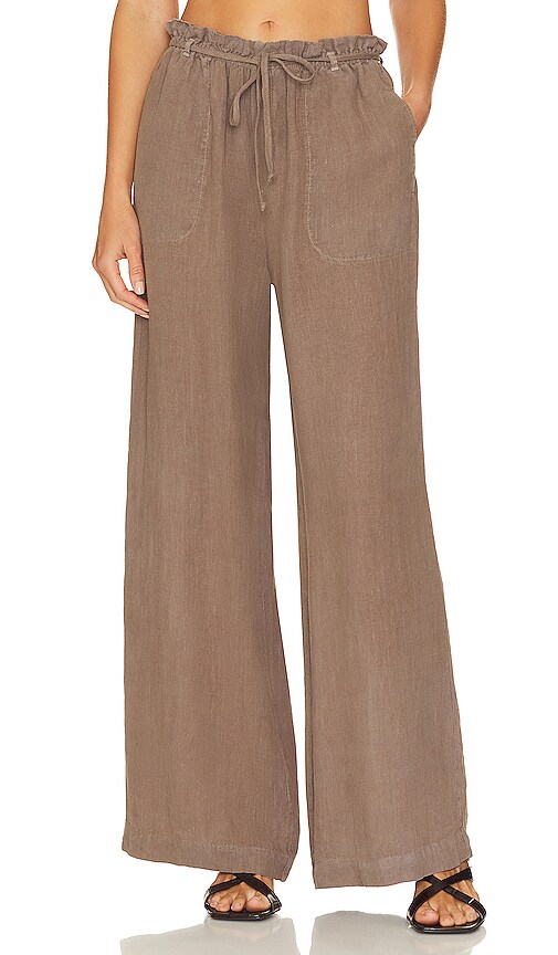 Drawcord Wide Leg Pant