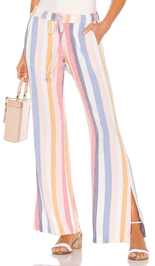 Side Slit Wide Leg Pant