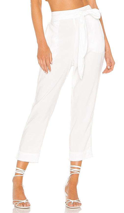 High Waisted Side Trimmed Pant