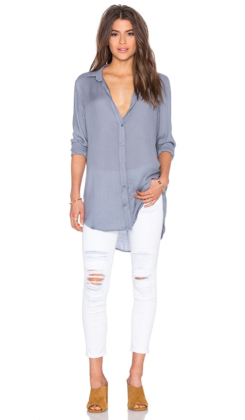 Bella Dahl Halle Shirt in Morning Fog REVOLVE